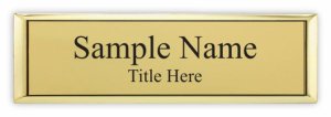 (image for) Annie\'s Baldoria Small Executive Gold badge