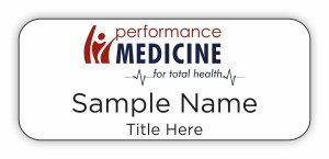 (image for) Performance Medicine Standard White badge