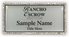 (image for) Rancho Escrow Services Bling Silver badge