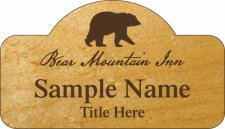 (image for) The Good Cop Shaped Maple badge