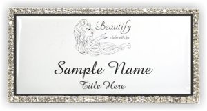 (image for) Beautify Salon and Spa Inc Bling Silver Other badge
