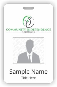 (image for) Community Independence Solutions Photo ID Vertical badge