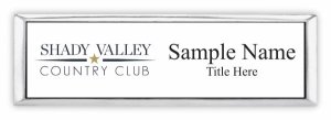 (image for) Shady Valley Country Club Small Executive Silver Other badge
