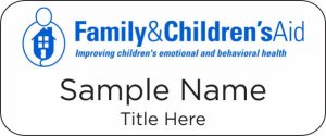 (image for) Family & Children\'s Aid Standard White badge