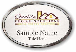(image for) Quality Choice Solutions Oval Prestige Polished badge