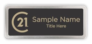 (image for) Century 21 New Logo Prestige Satin Anodized badge