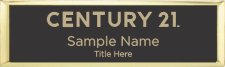 (image for) Century 21 New Logo Small Executive Gold Other badge