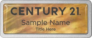 (image for) Century 21 New Logo Mother of Pearl Pebbled badge