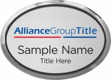(image for) Alliance Group Oval Executive Silver badge