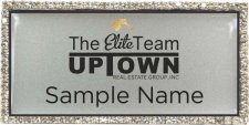 (image for) Uptown Real Estate Group Bling Silver badge