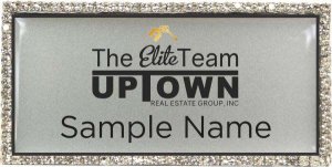 (image for) Uptown Real Estate Group Bling Silver badge