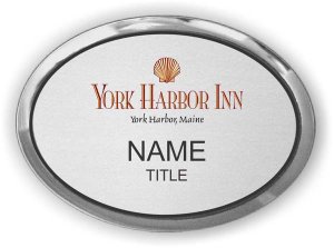(image for) York Harbor Inn Oval Executive Silver badge