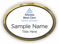 (image for) Always Best Care Oval Executive Gold Other badge