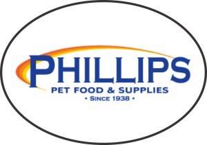 (image for) Phillips Pet Food & Supplies Oval White badge
