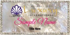 (image for) Keller Williams Luxury Bling Silver badge