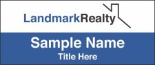 (image for) Landmark Realty Standard White Square Corner badge