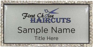 (image for) First Choice HairCuts LLC Bling Silver badge