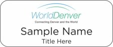 (image for) WorldDenver Standard White badge