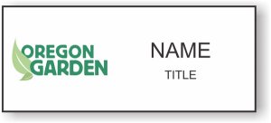 (image for) Oregon Garden Standard White Square Corner badge