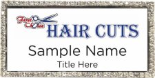 (image for) First Choice HairCuts LLC Bling Silver Other badge