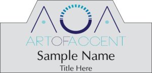 (image for) Art of Accent Shaped Silver badge