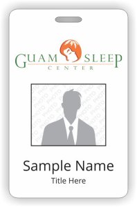 (image for) Guam Sleep Center Photo ID Vertical badge