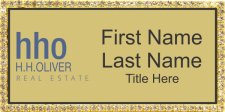 (image for) H.H.Oliver Realty Bling Gold badge