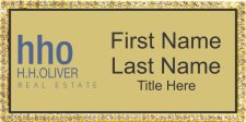 (image for) H.H.Oliver Realty Bling Gold badge