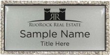 (image for) RuoRock Real Estate Bling Silver badge