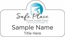 (image for) Safe Place Shaped White badge