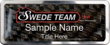 (image for) The Swede Team Prestige Polished Carbon badge