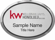 (image for) Keller Williams Honolulu Oval Executive Silver badge