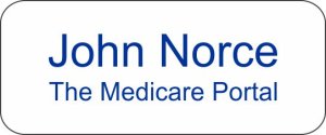 (image for) Medicare Portal Standard White badge