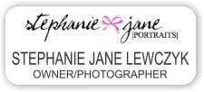 (image for) Stephanie Jane Portraits White Rounded Corners badge