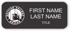 (image for) Western Railway Museum Standard Black badge