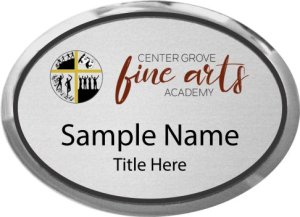 (image for) Center Grove Fine Arts Academy Oval Executive Silver badge