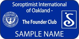 (image for) Soroptimist International of Oakland Standard Other badge
