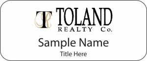 (image for) Toland Realty Co. Standard White badge