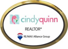 (image for) RE/MAX Alliance Group Oval Executive Gold Other badge
