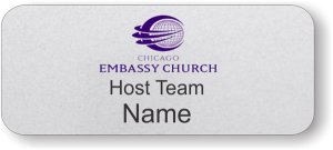 (image for) Chicago Embassy Church Standard Silver Badge (Host)