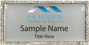 (image for) Nicholson Premier Realty Bling Silver badge