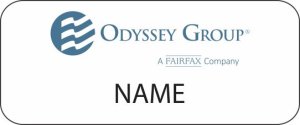 (image for) Odyssey Group Standard White badge - No Title