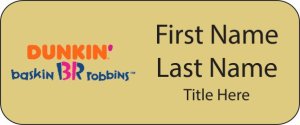 (image for) Dunkin\' Brands Standard Gold badge
