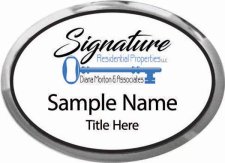 (image for) Signature Residential Properties Oval Executive Silver Other badge