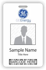 (image for) GE Energy Barcode ID Vertical badge