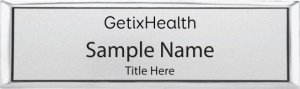 (image for) GetixHealth Small Executive Silver badge