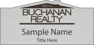 (image for) Buchanan Realty Shaped Other badge