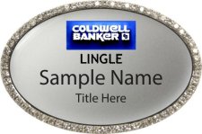 (image for) Coldwell Banker Lingle Bling Silver badge