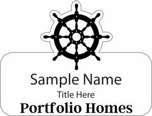 (image for) Portfolio Homes Shaped White badge