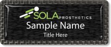 (image for) Sola Prosthetics Carbon Frame Anodized Insert badge